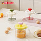 OEING德國2026新款打蛋器手動(dòng)大容量多功能攪蛋杯烘培打發(fā)雞蛋打蛋棒 淡黃紫【按壓打蛋/自帶濾嘴】