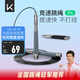 Keep 自鎖競(jìng)速跳繩專業(yè)速度比賽軸承鋼絲繩學(xué)生中考專用提速跳繩 銀色