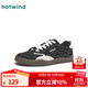 熱風(fēng)（Hotwind）男鞋網(wǎng)面德訓鞋2025年春秋新款男士時(shí)髦百搭復古潮流休閑運動(dòng)鞋男 01黑色（H14M25506） 42 260mm
