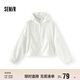 森馬（Semir）外套女碎花肌理森系少女感2025夏季oversize連帽夾克109325108005