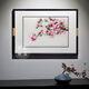 高端蘇繡餐廳裝飾畫(huà)花鳥(niǎo)刺繡飯廳桌邊背景墻掛畫(huà)臥室床頭喬遷送禮 《喜上眉梢》精品蘇繡畫(huà) 60x80cm 高端實(shí)木立體框
