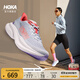 HOKA女款秋季馬赫6競訓跑步鞋MACH 6 舒適輕便回彈緩震耐磨 暮色藍/海鷗灰 38.5