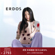 ERDOS【花朵提花羊絨外套】25春夏新品圓領(lǐng)厚款寬松針織開(kāi)衫女羊絨衫 陶瓷粉 M 165/84A