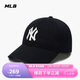 MLB帽子男女軟頂棒球帽虞書(shū)欣明星同款運動(dòng)鴨舌帽3ACP6601N-50BKS-F