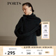 PORTS寶姿 新品女裝個性造型感多穿法毛衫LN9K433BKX003 屋頂綠 S ONE IZE