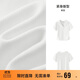 森馬（Semir）polo衫女短款收腰翻領(lǐng)襯衫25夏刺繡涼感緊身T恤辣妹109325115005