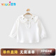 優(yōu)奇女童長(zhǎng)袖t恤春秋款女寶寶秋裝上衣洋氣時(shí)髦早秋小公主打底衫