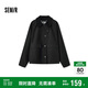 森馬（Semir）復古巴恩風(fēng)外套女短款寬松上衣秋純棉燈芯絨翻領(lǐng)夾克101524108016