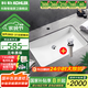 科勒（KOHLER） 臺(tái)盆方形臺(tái)下盆面盆拉蒂納浴室衛(wèi)生間洗手盆陶瓷洗臉盆 2215(21寸)面盆+7119彈跳下水器