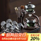 尚言坊玻璃茶具整套帶茶盤(pán)高檔家用懶人自動(dòng)泡茶神器茶壺茶杯器具全套裝