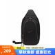 耐克（NIKE）男子運動包健身單肩包時尚跑步腰包斜挎包DJ9796-010 黑色 MISC