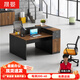 晟晏辦公桌椅組合職員桌現代簡(jiǎn)約辦公家具員工桌電腦桌屏風(fēng)工位 兩人位含柜