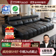 法莎蒂政府補貼意式極簡勞倫斯零靠墻電動功能沙發(fā)頭層牛皮沙發(fā)SF1219皮 【三電動】3.1米單扶單+單+單扶單 【豪華版·Q彈坐感】3.0mm超厚頭層牛皮