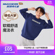 Skechers斯凱奇2025年哆啦A夢(mèng)聯(lián)名系列兒童連帽套頭衛衣L325K069