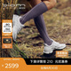 愛步（ECCO）BIOM C蹤跡 透氣厚底老爹鞋戶外徒步運(yùn)動(dòng)鞋女 健步803223 銀色37