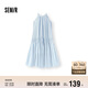 森馬（Semir）連衣裙女海邊度假掛脖兩穿長(cháng)裙2025夏季蝴蝶結初戀裙109325114011