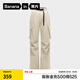 蕉內（Bananain）【趙露思同款】氧氣505 Proof女士工裝闊腿褲三防褲子秋冬新款 【趙露思同款】淺沙白 M
