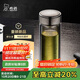 希諾（HEENOOR）抗菌玻璃杯高檔泡茶杯子男車載水杯2025新款鈦杯XN-T623 380mL