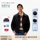 TOMMY HILFIGER【輕通勤】25新款春夏男商務(wù)休閑拉鏈翻領(lǐng)行政夾克外套 黑色BDS S （推薦：120-135斤）