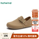 熱風(fēng)（Hotwind）【商場(chǎng)同款】女鞋通勤勃肯鞋2025年春秋新款慵懶百搭松果鞋半拖鞋 09灰色(可踩腳款)H15W25106 38