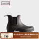 HUNTER女鞋溯溪雨鞋戶外露營雨靴切爾西短靴防水防滑水鞋雨鞋 黑色/BLK 39