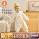 微獅牧尼嬰兒棉服秋冬季新生兒保暖哈衣寶寶三層夾棉棉襖外出冬裝
