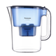 松下（Panasonic）濾水壺便攜凈水壺 家用3.5L過(guò)濾器廚房客廳自來(lái)水凈水器TK-EUNP55W（A） 【3.5L】藍色款一壺十二芯