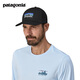 巴塔哥尼亞（Patagonia）低冠運動(dòng)網(wǎng)眼透氣P-6 Logo鴨舌遮陽(yáng)時(shí)尚帽子棒球帽 38289 BLK 均碼