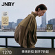 JNBY/江南布衣【UPF50+】25夏防曬夾克女波浪廓形撞色立領(lǐng)5P4614120 217/灰淺咖 XS