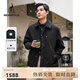 beanpole【新品】濱波 2025早春男士都市優(yōu)雅行政風(fēng)長袖夾克外套 黑色 L 180/96A