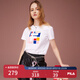 FILA 斐樂女裝官方女士短袖T恤夏季休閑運(yùn)動(dòng)內(nèi)搭t恤運(yùn)動(dòng)上衣 標(biāo)準(zhǔn)白-F11W118151F M （165/84A/M）