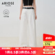 艾諾絲雅詩(shī)【商場(chǎng)同款】2025夏季新品匹馬棉100%棉女休閑褲垂感長(cháng)褲40433023 白色 M