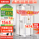 東鵬弧形淋浴房玻璃隔斷門(mén)不銹鋼銀色淋浴間扇形浴室沐浴房干濕分離 900*900升級不銹鋼中柱 標高2000，含石基2050mm