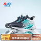 特步（XTEP）【氫風8.0護足跑鞋】兒童童鞋透氣旋轉(zhuǎn)扣跑鞋 黑/極光綠 36