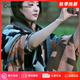 CRANTA KOMEIA圍巾女2025新款民族風(fēng)大披肩斗篷旅游毛毯生日禮物送女友老婆 拼色 高級(jí)感ck風(fēng)送女朋友愛(ài)人實(shí)用高檔