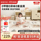 BG-BABYGO爬爬墊嬰兒拼接爬行墊寶寶家用防摔防滑地墊xpe加厚0甲醛加送邊條