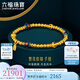 六福珠寶福滿傳家足金繁花似錦景泰藍 鎏彩工藝黃金手鏈 計價 F63TBGB0079 21.82克(含工費2160元)