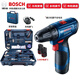 博世（BOSCH）鋰電充電式電鉆GSR 120-Li手電鉆螺絲刀起子機電動(dòng)工具 【進(jìn)口雙電】+博世工具箱108件套