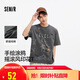 森馬（Semir）短袖T恤男手繪涂鴉搖滾風(fēng)上衣2025純棉夏裝街頭潮流109325100117 