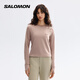 薩洛蒙（Salomon）女款 戶(hù)外運動(dòng)柔軟舒適保暖長(cháng)袖衛衣 SNTIAL LIGHTWARM CN 空靈棕 C27077 M 165/88A