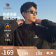 駱駝（CAMEL）男裝抓絨外套春秋防風(fēng)保暖搖粒絨開(kāi)衫夾克內膽M33CA03135