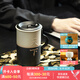 萬仟堂（Edenus）高檔茶杯 陶瓷功夫水杯簡(jiǎn)約辦公杯馬克杯家用泡茶杯送禮 手握天下 透明啞光釉