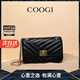 COOGI包包女款2025年品牌輕奢侈女士包包生日七夕情人節禮物送女友老婆 黑色