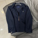 POLO SPORT美國保羅夾克男士經(jīng)典小馬標刺繡秋冬新款商務(wù)休閑時(shí)尚百搭外套 #藏藍色 XL 碼（#100-120斤）