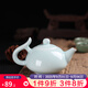 (JD倉發(fā)貨)龍泉青瓷 茶具茶壺 小茶壺冰裂釉單壺紫砂陶瓷功夫茶具茶壺過(guò)濾 弟窯粉青230ML