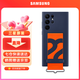 三星（SAMSUNG）Galaxy S22 Ultra 5G原裝手機(jī)殼 掛繩保護(hù)套s22u液態(tài)硅膠殼 S22 Ultra【藍(lán)色】