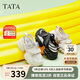 他她Tata云朵老爹鞋涼鞋厚底網(wǎng)面透氣女休閑運(yùn)動(dòng)鞋2024 米白/銀 37