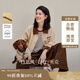 茵曼巴恩風(fēng)牛仔夾克外套2025秋女裝新款落肩袖上衣 杏色 S