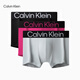 Calvin Klein內衣25秋季新款男士三條裝醒目提花ck棉質(zhì)防夾臀四角褲平角內褲男 ZBF-太空黑/大理石灰/龐貝紅 L