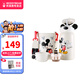 杯具熊（BEDDYBEAR） 正品兒童保溫杯食品級帶吸管無縫內(nèi)膽女寶寶便攜直飲兩用杯 耳朵-大耳米奇600ml 禮盒裝